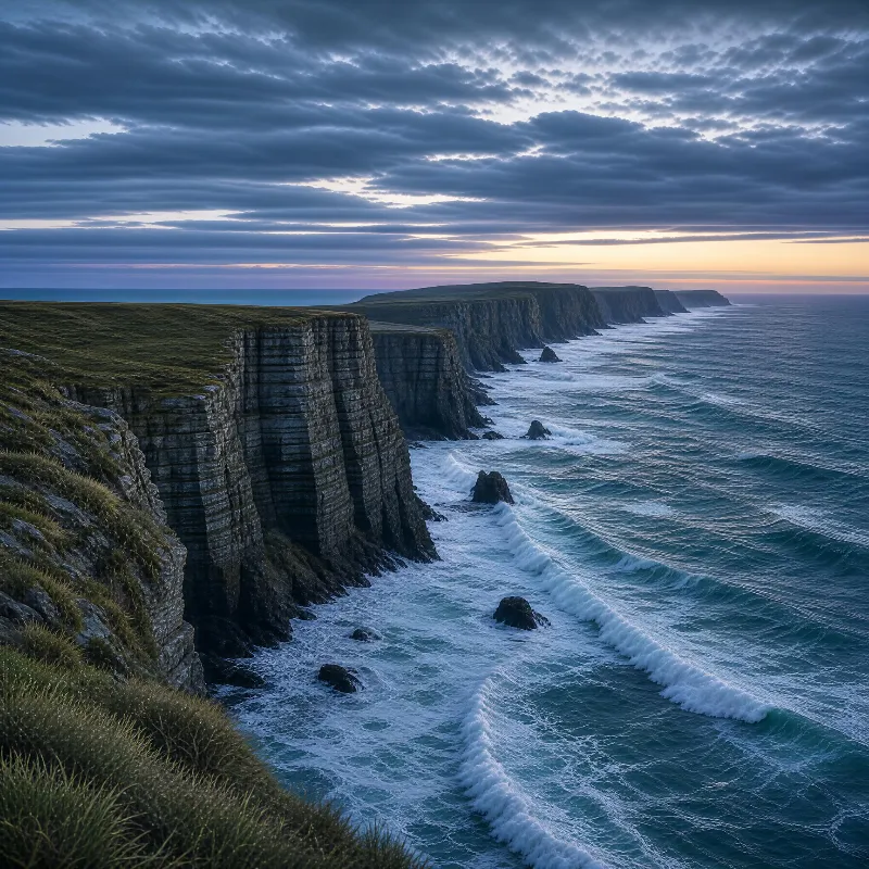 Dramatic Coastal Cliffs