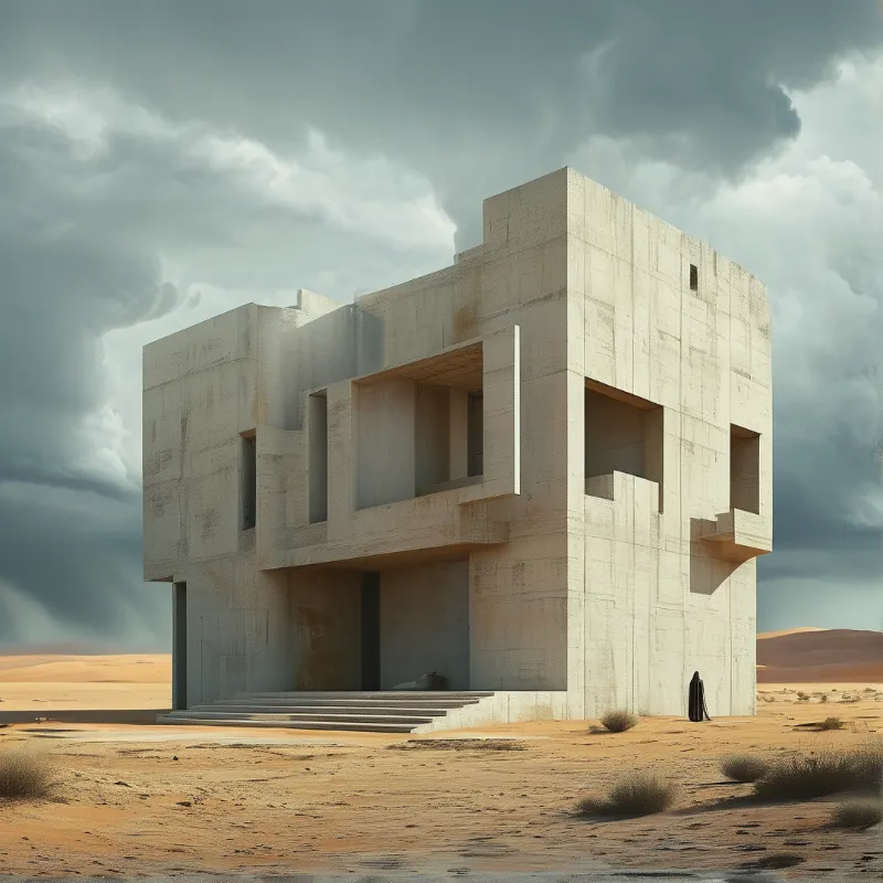 Desert Concrete Structure