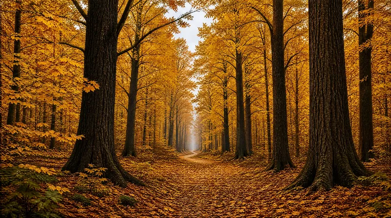 Autumn Forest Path