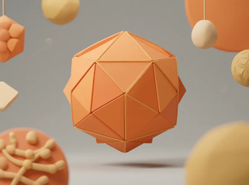 Abstract 3D Polyhedron