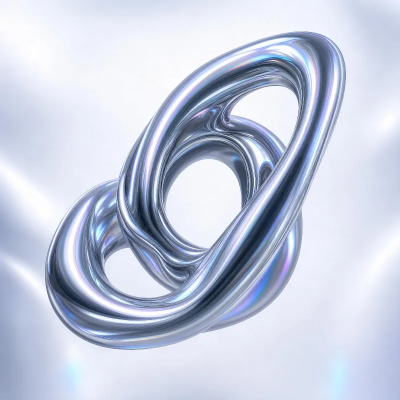 Abstract Metallic Loop