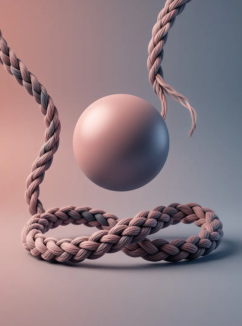 Floating Sphere on Ropes