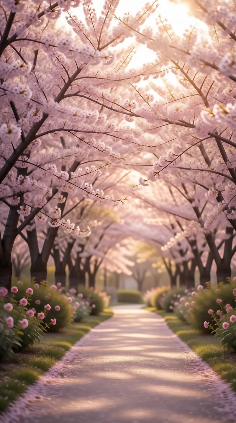 Cherry Blossom Pathway