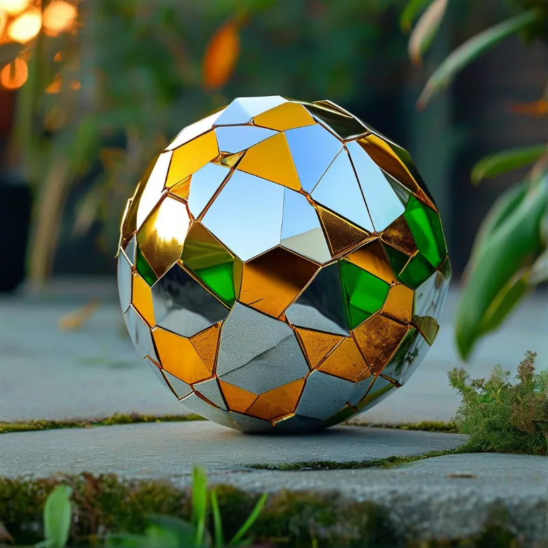Reflective Mosaic Sphere