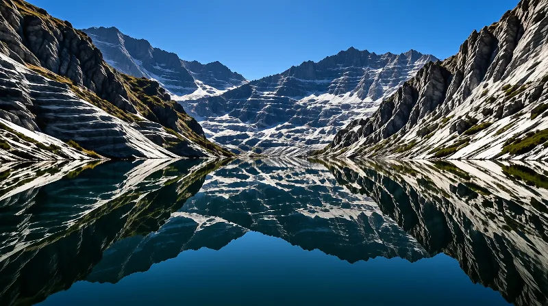 Mountain Lake Reflection