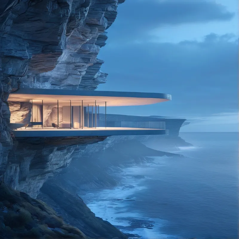 Cliffside Floating Villa