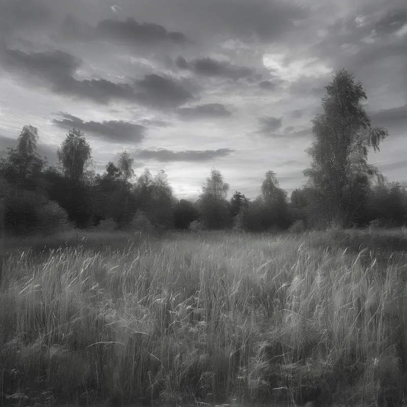 Grassland and Clouds