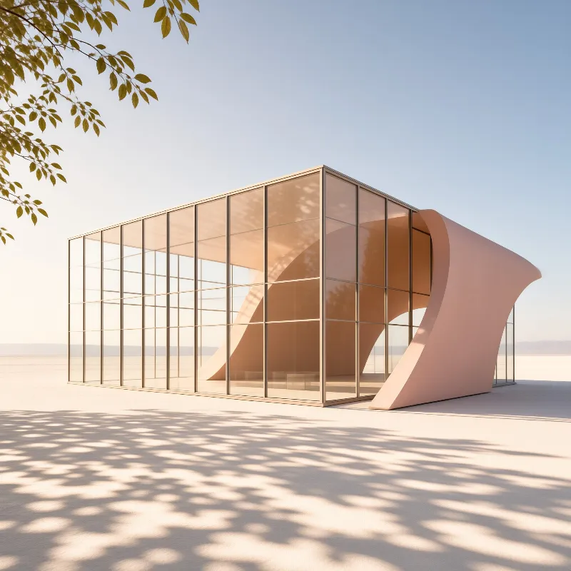 Modern Glass Pavilion