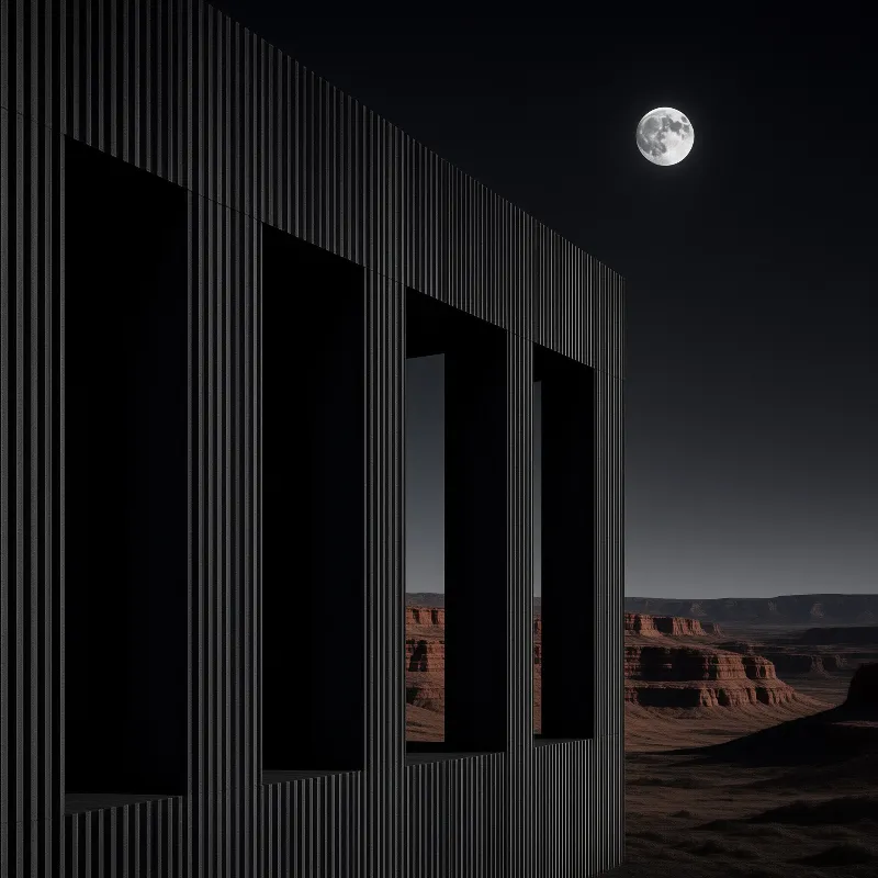 Architecture Under the Moon