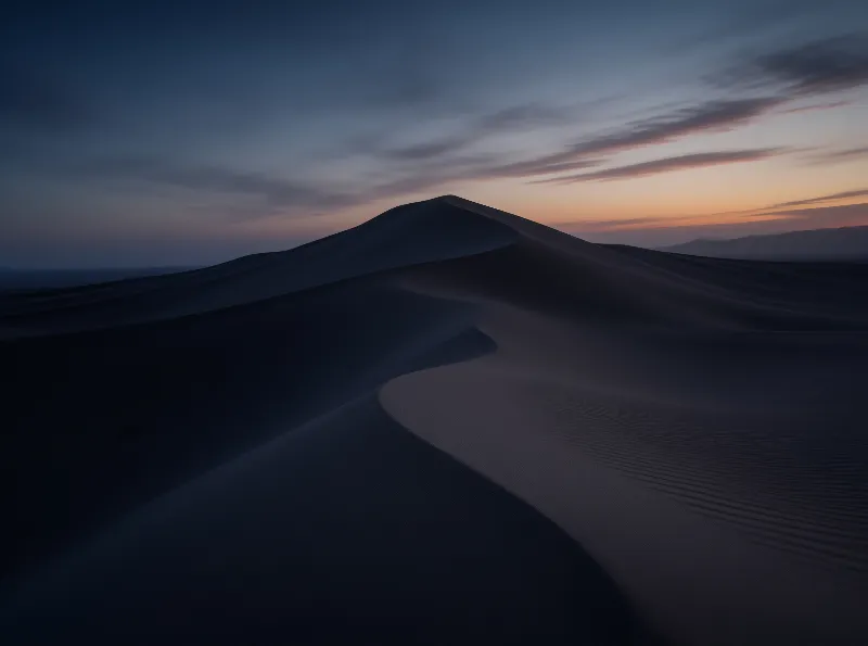 Desert Dunes at Twilight