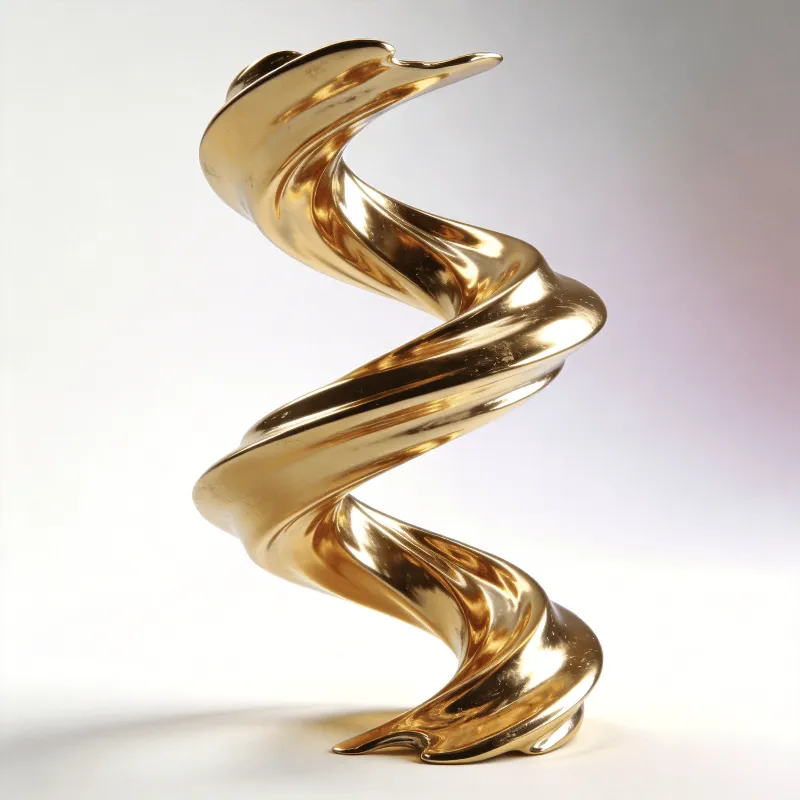 Liquid Gold Twisted Torus