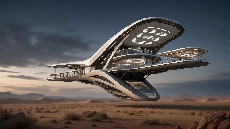 Futuristic Desert Architecture