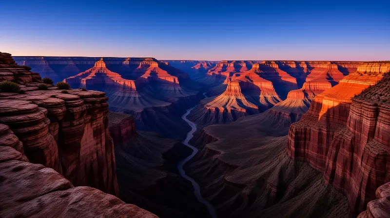 Canyon at Sunset