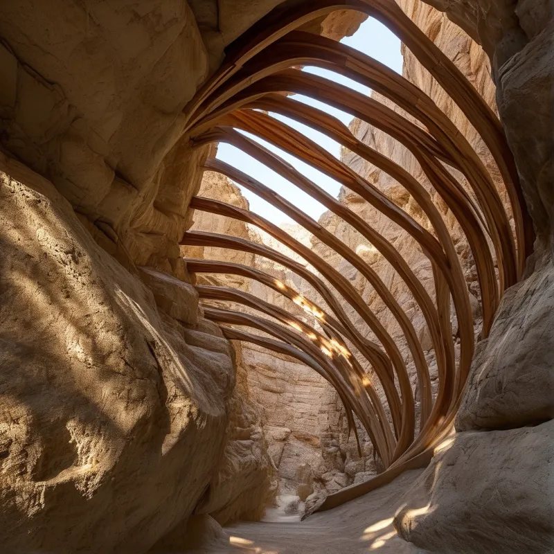 Canyon Wooden Arches