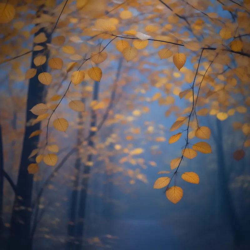 Golden Autumn Leaves