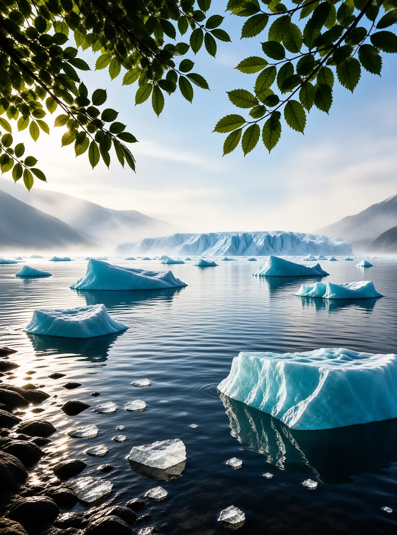 Serene Glacier Landscape