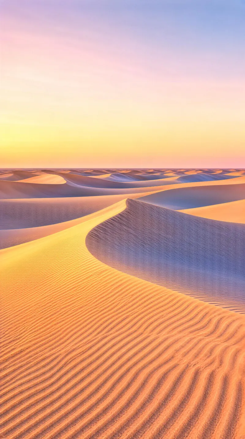 Desert Dunes at Sunset