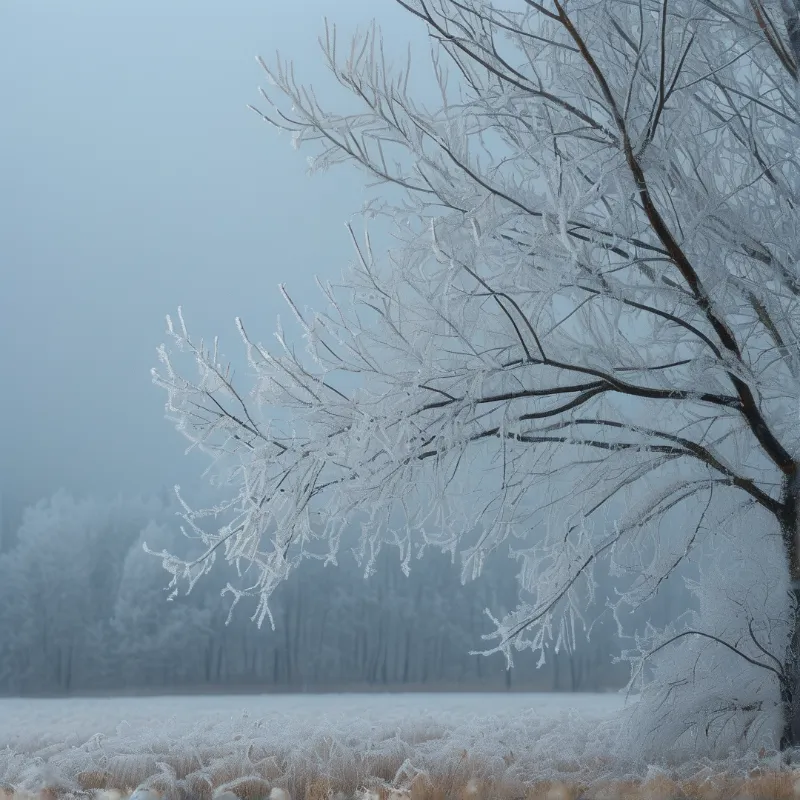Frosty Winter Branch