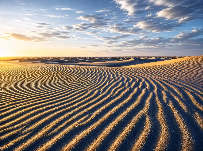 Desert Dunes at Sunset