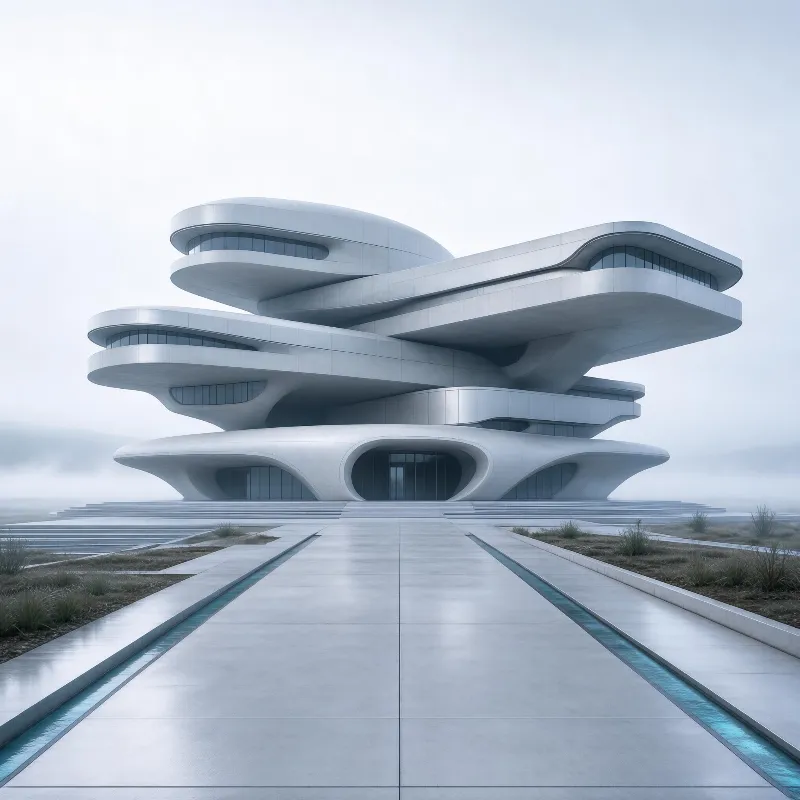 Futuristic Modern Building