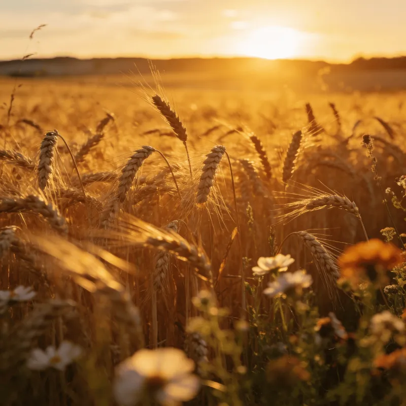 Peaceful Rural Summer Landscape