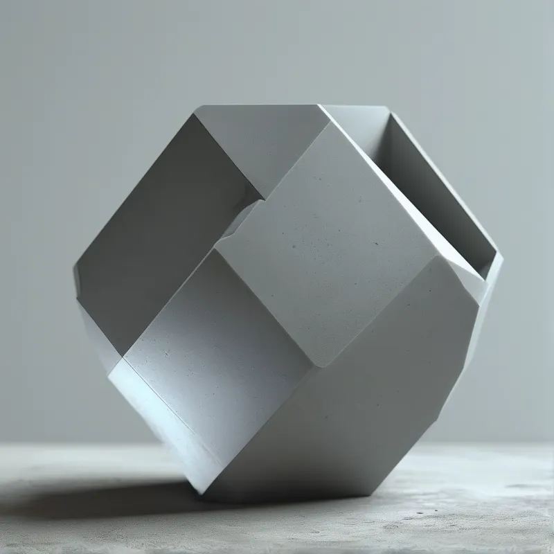Grey Geometric Polyhedron