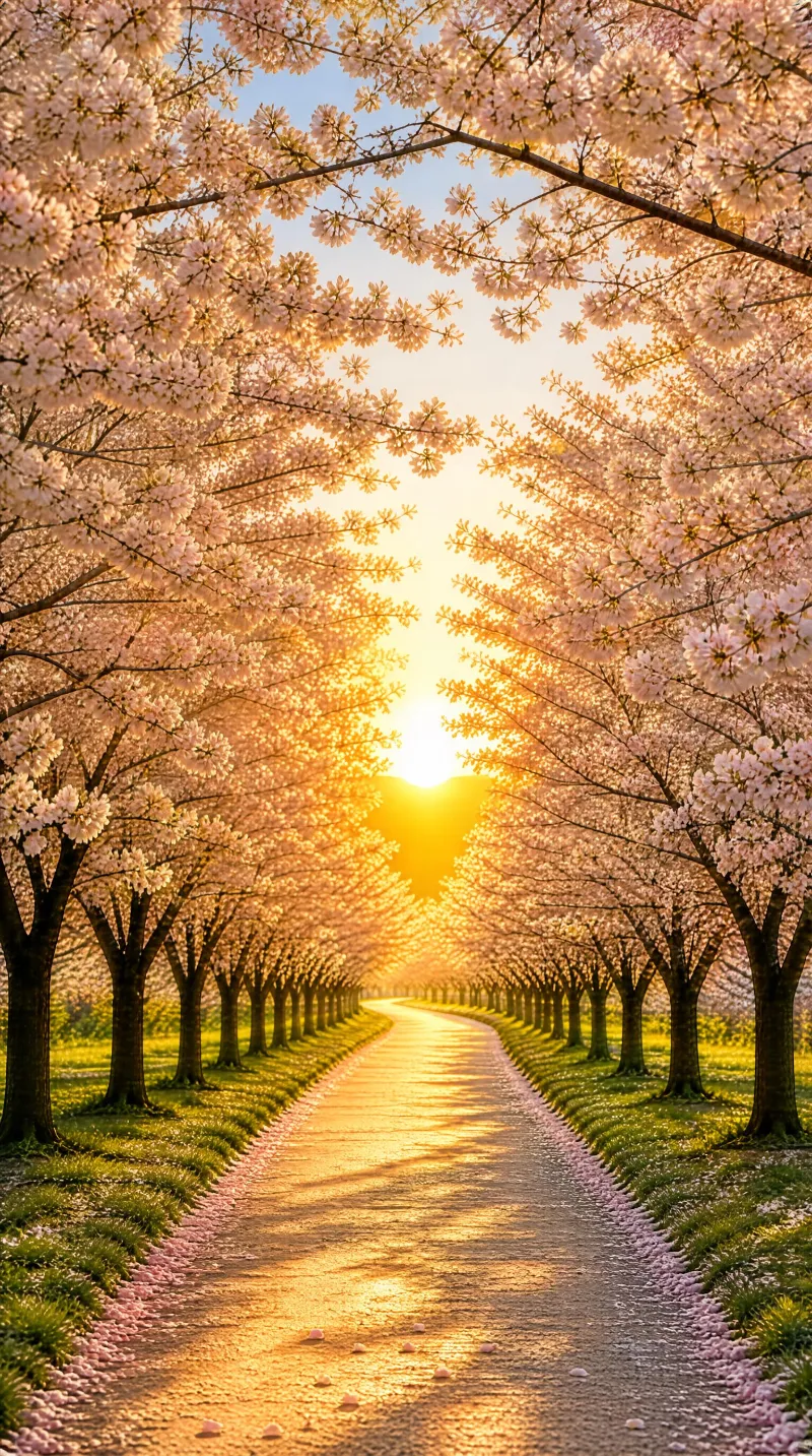 Cherry Blossom Tunnel
