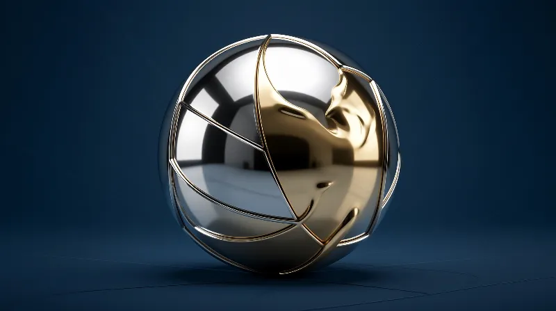 Metallic Sphere Face Design