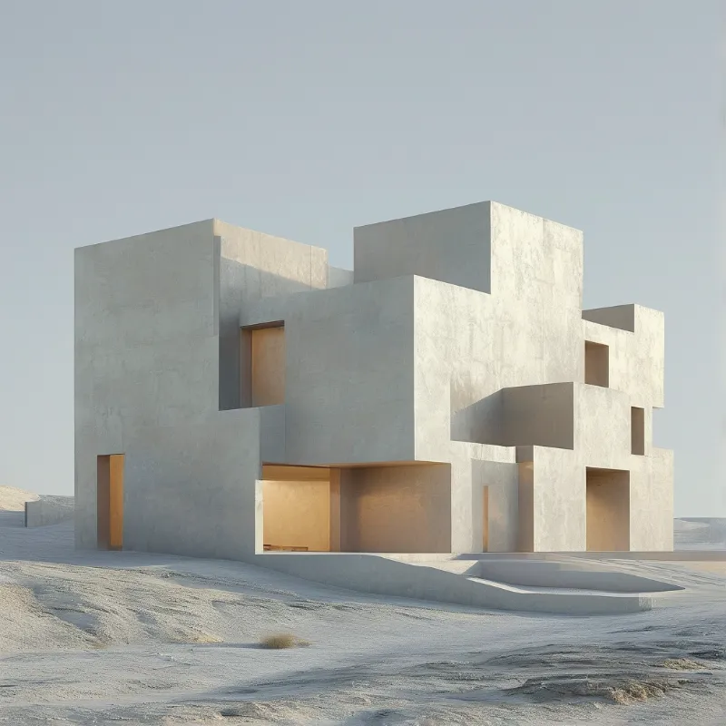 Minimalist Desert Architecture