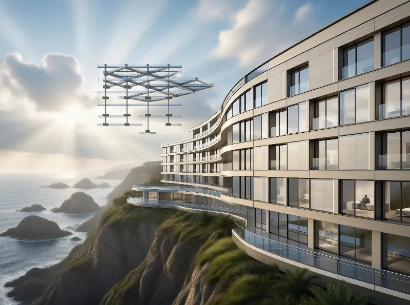 Modern Cliffside Architecture