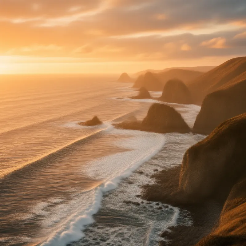 Golden Coast Sunset