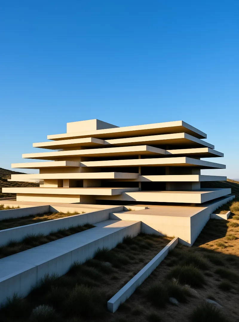 Stacked Concrete Architecture