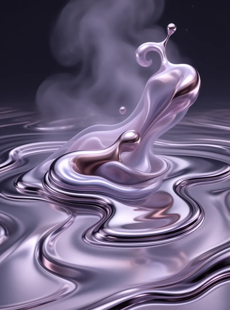 Ethereal Liquid Splash