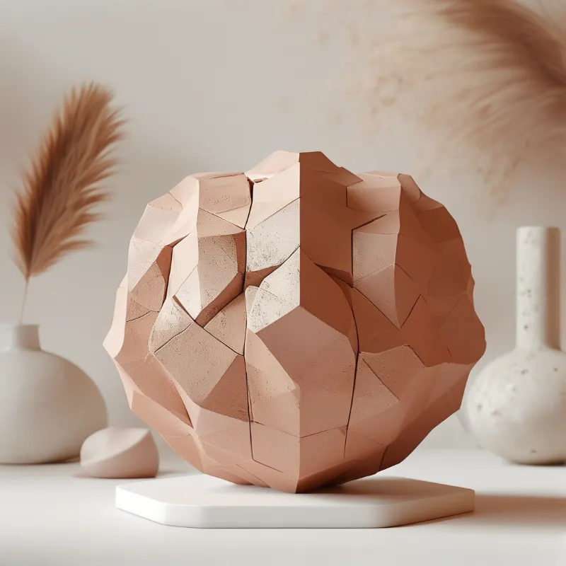 Abstract Geometric Sculpture