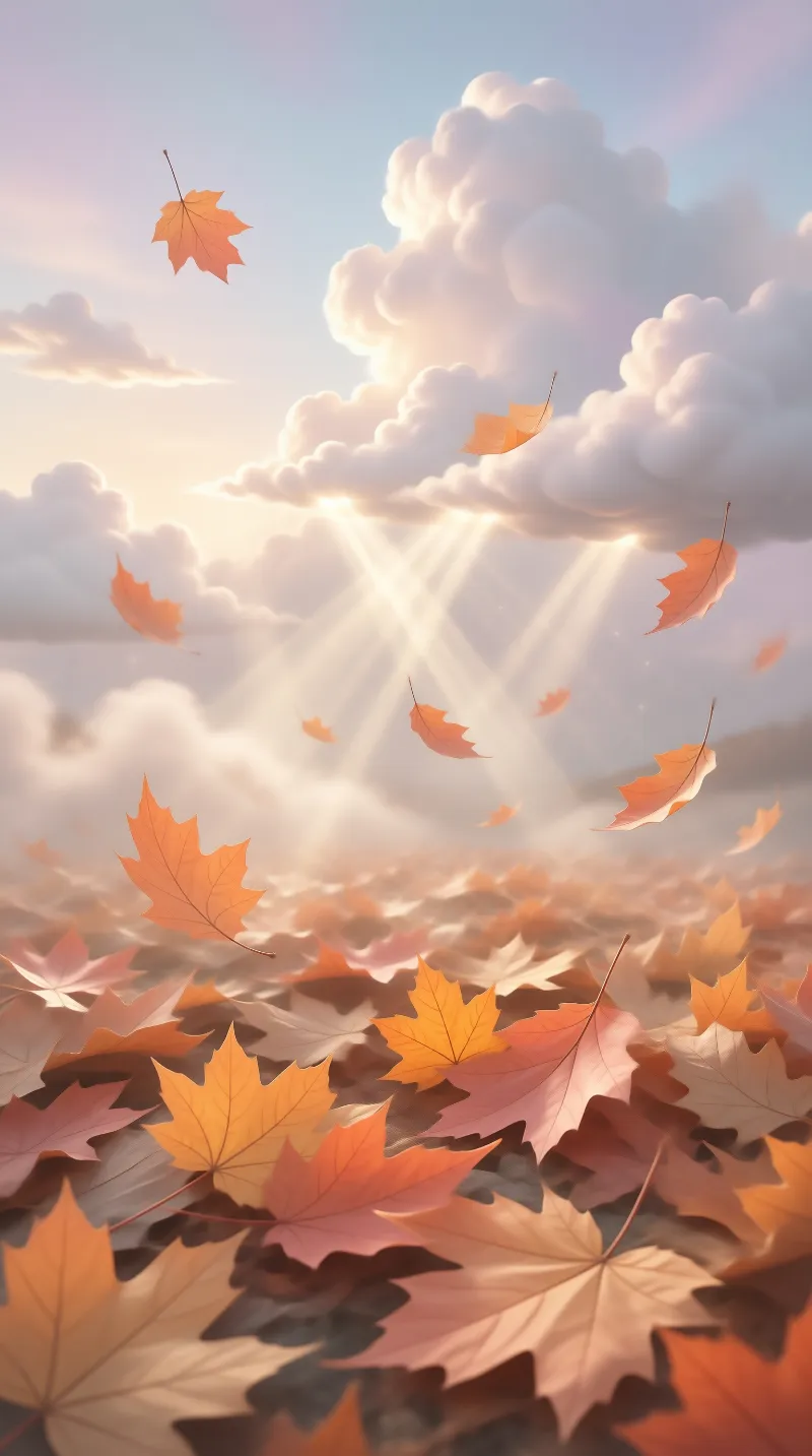 Autumn Leaves and Sunbeams