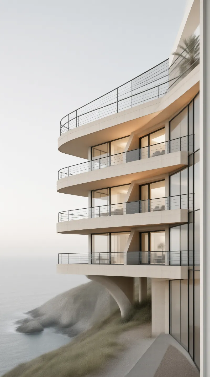 Modern Cliffside Coastal Home