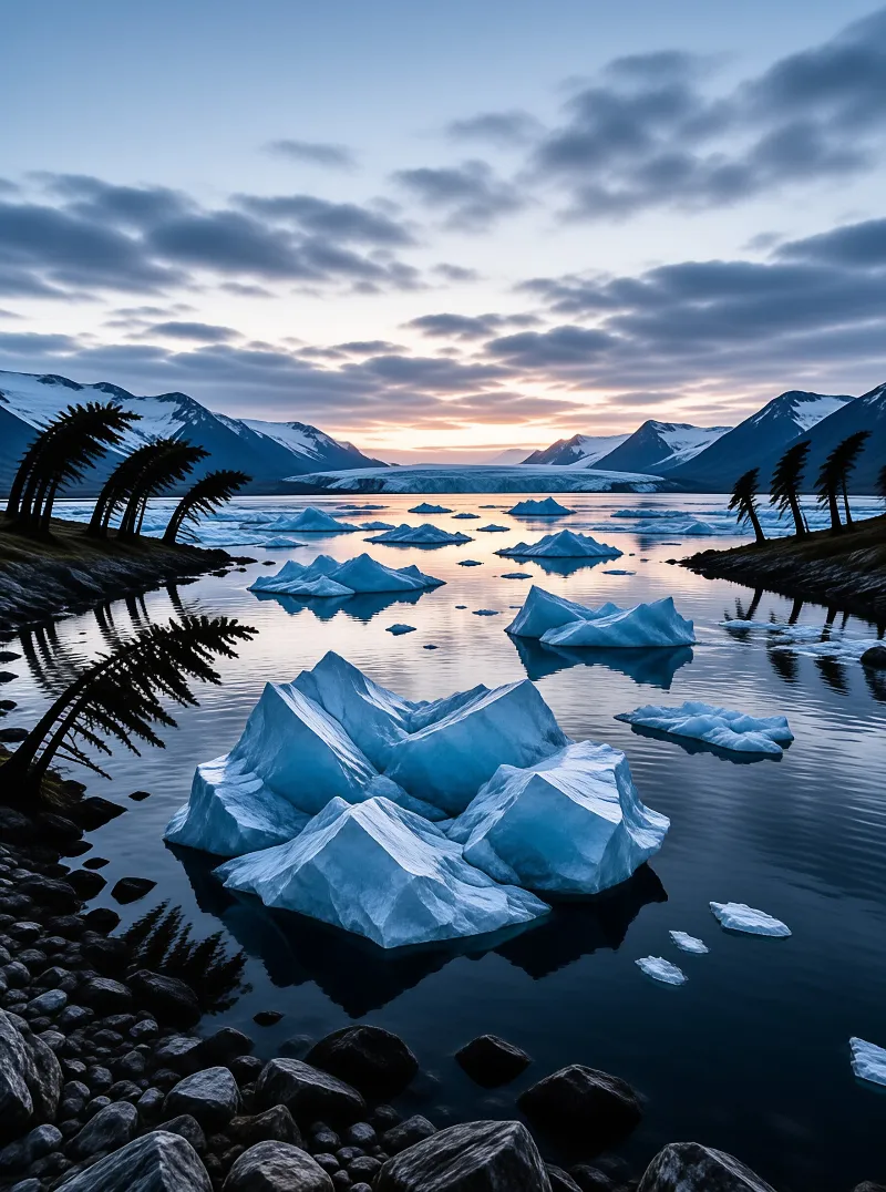 Serene Arctic Landscape