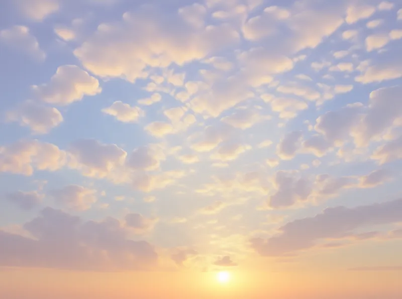 Peaceful Sunset Sky