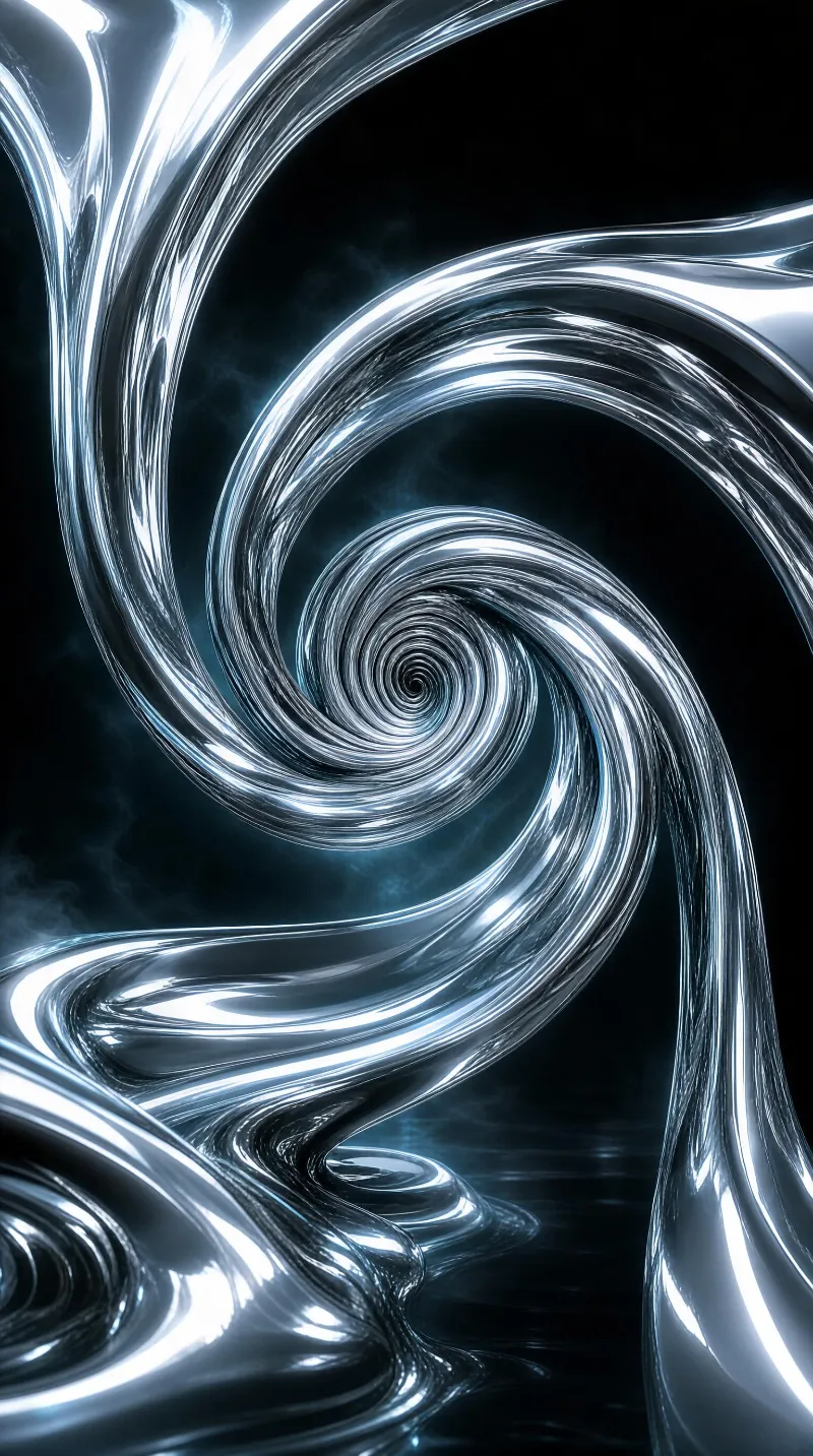 Metallic Spiral Vortex
