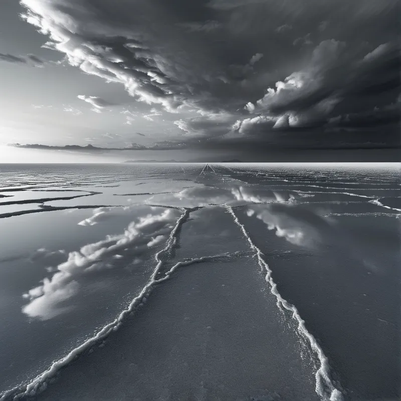 Salt Flat Reflection