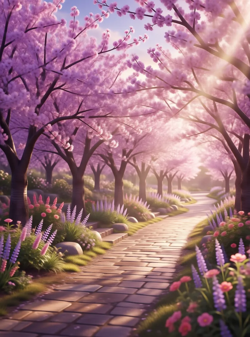 Cherry Blossom Path