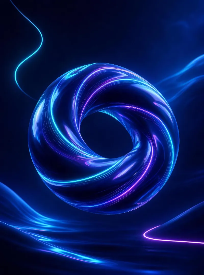 Glowing Abstract Ring