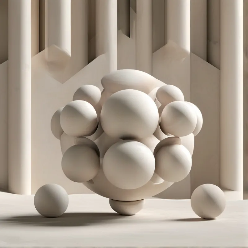 Cluster of Abstract Spheres