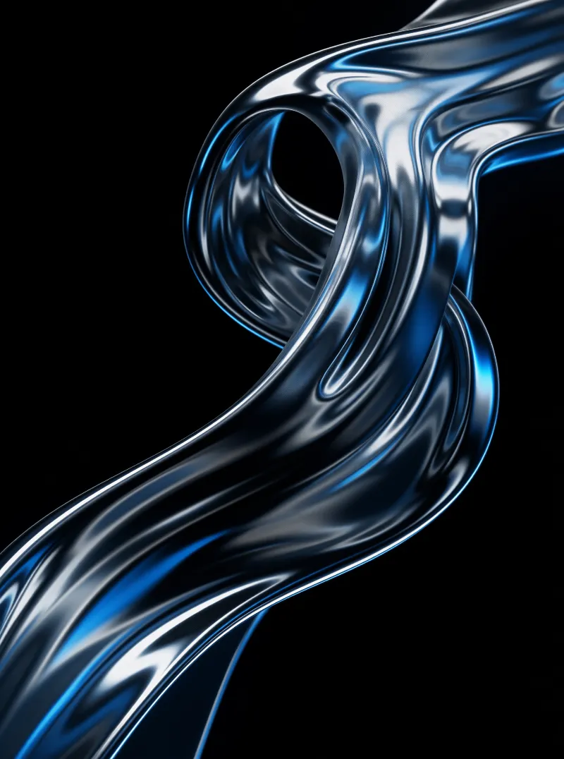 Liquid Metal Abstract Art