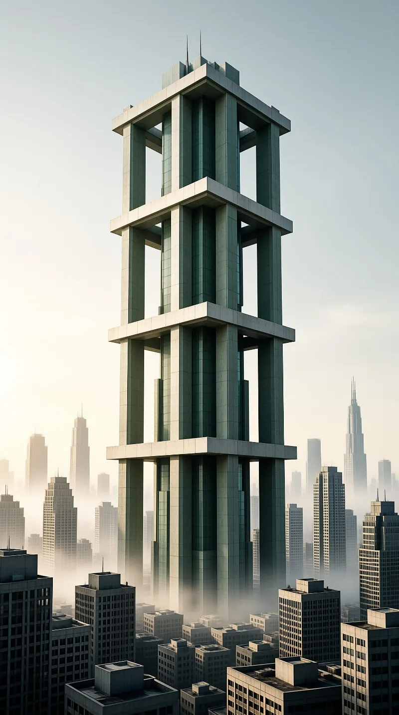 Iconic High-Rise Building