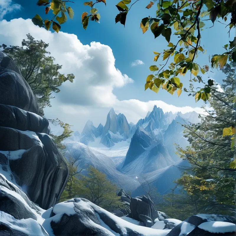 Majestic Mountain Valley View