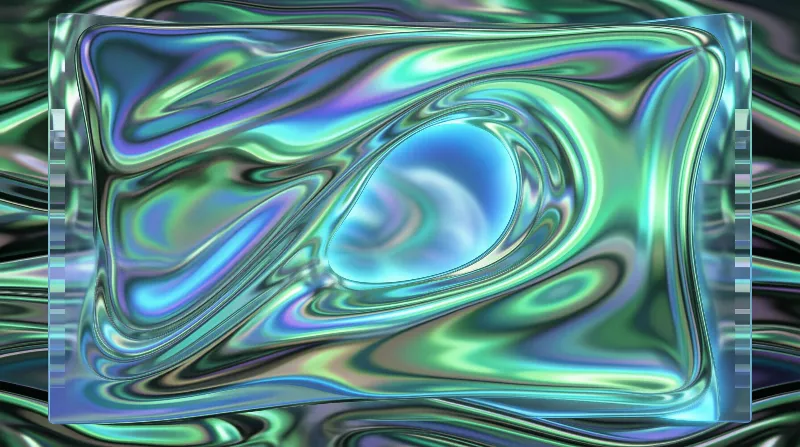 Iridescent Liquid Panel