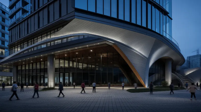 Modern Architecture at Night