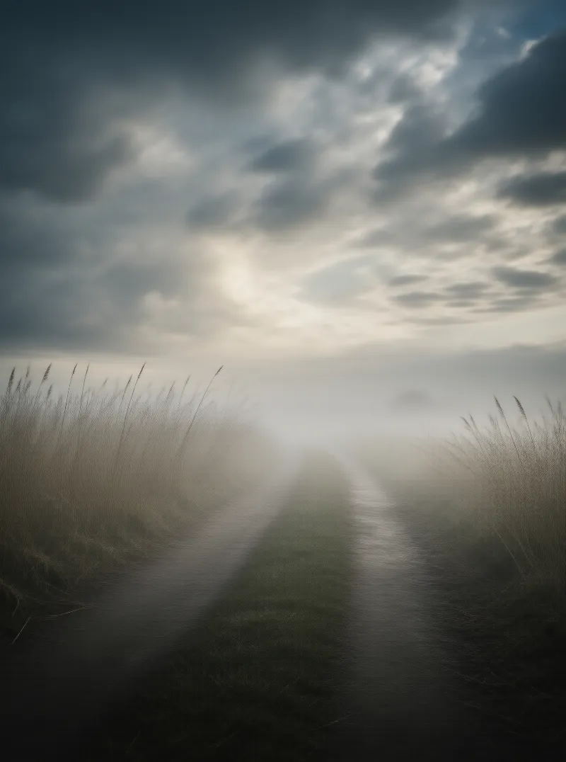Misty Dune Landscape