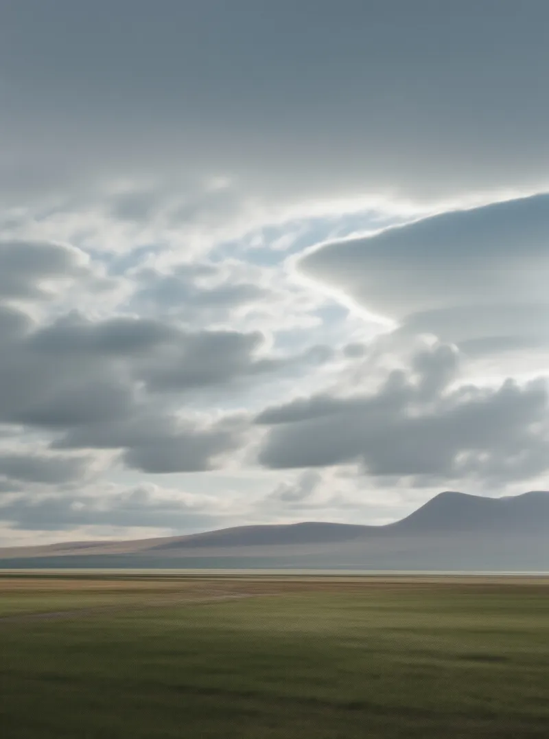 Vast Landscape Under Clouds